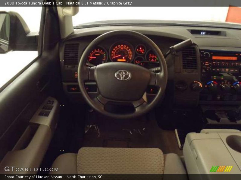 Nautical Blue Metallic / Graphite Gray 2008 Toyota Tundra Double Cab