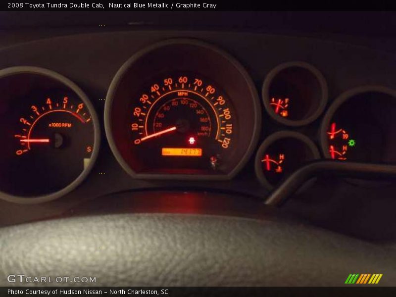 Nautical Blue Metallic / Graphite Gray 2008 Toyota Tundra Double Cab