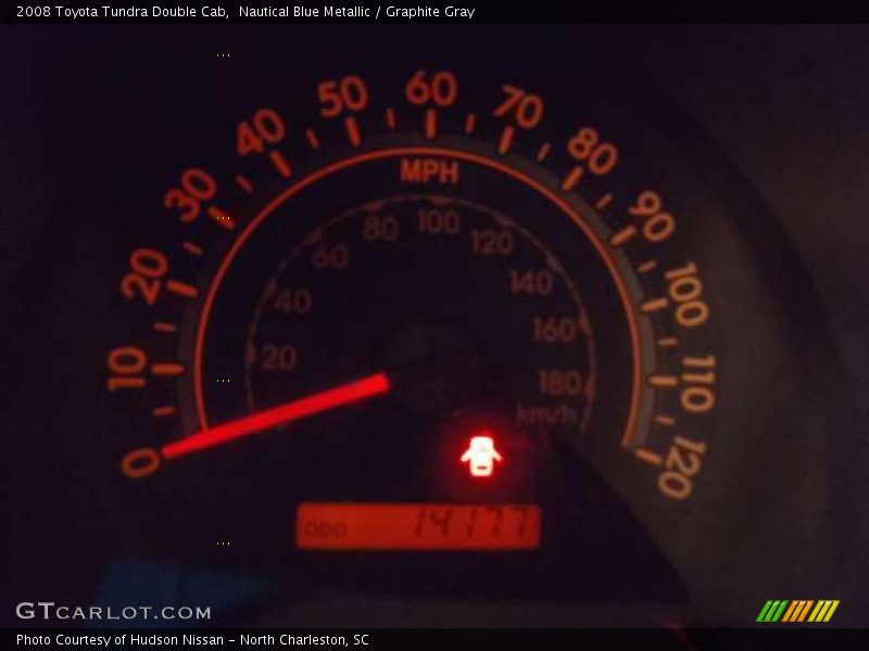 Nautical Blue Metallic / Graphite Gray 2008 Toyota Tundra Double Cab