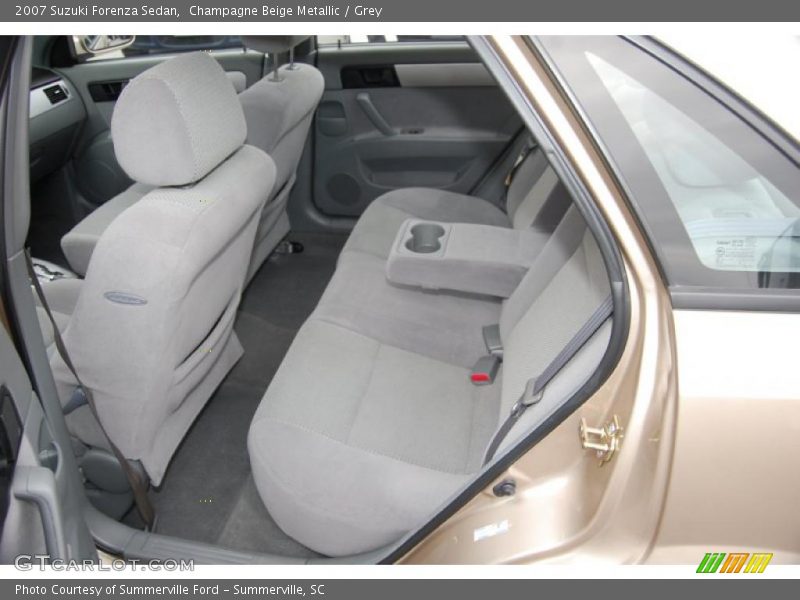 Champagne Beige Metallic / Grey 2007 Suzuki Forenza Sedan