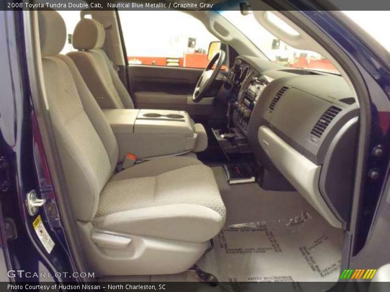 Nautical Blue Metallic / Graphite Gray 2008 Toyota Tundra Double Cab