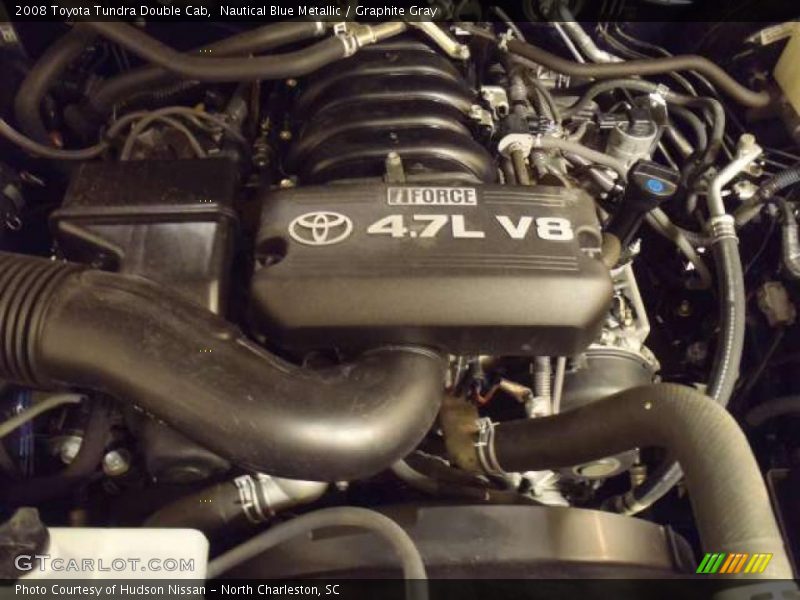 Nautical Blue Metallic / Graphite Gray 2008 Toyota Tundra Double Cab