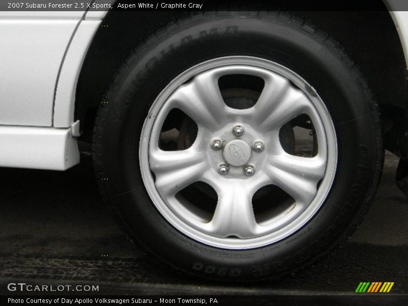Aspen White / Graphite Gray 2007 Subaru Forester 2.5 X Sports