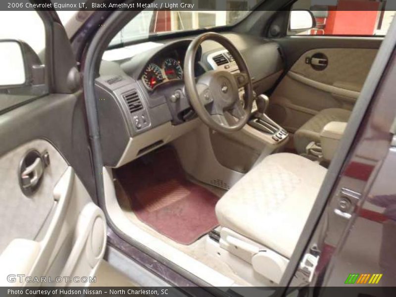 Black Amethyst Metallic / Light Gray 2006 Chevrolet Equinox LT