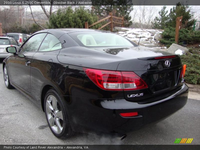 Obsidian Black / Alabaster 2010 Lexus IS 250C Convertible