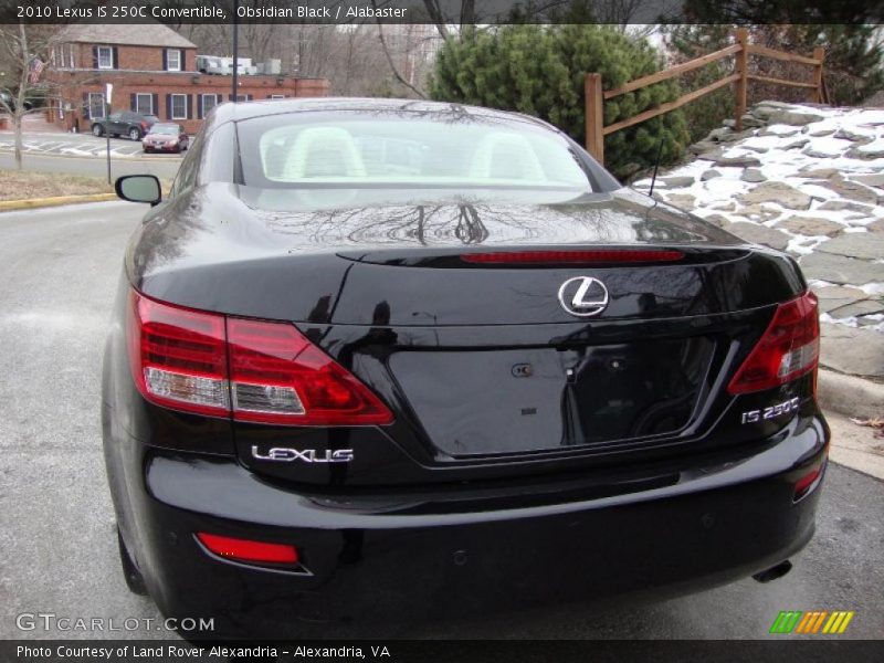 Obsidian Black / Alabaster 2010 Lexus IS 250C Convertible