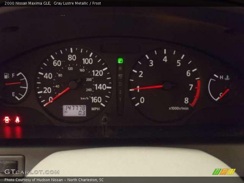 Gray Lustre Metallic / Frost 2000 Nissan Maxima GLE