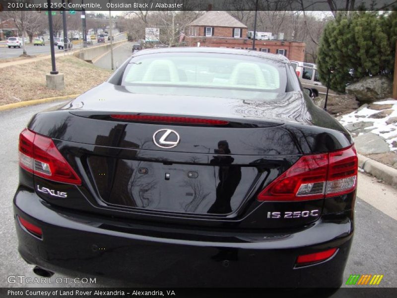 Obsidian Black / Alabaster 2010 Lexus IS 250C Convertible