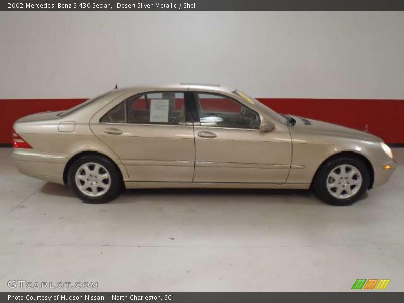 Desert Silver Metallic / Shell 2002 Mercedes-Benz S 430 Sedan