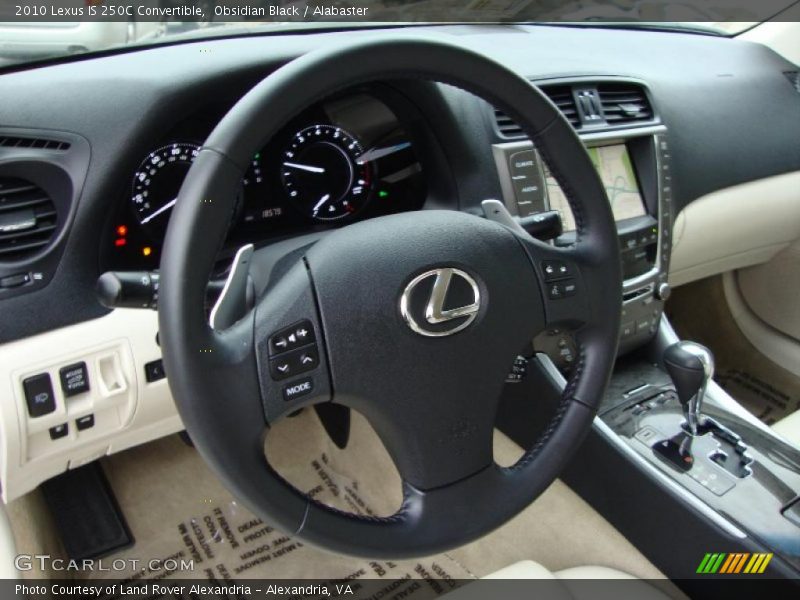 2010 IS 250C Convertible Alabaster Interior