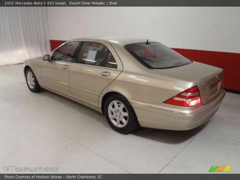 Desert Silver Metallic / Shell 2002 Mercedes-Benz S 430 Sedan