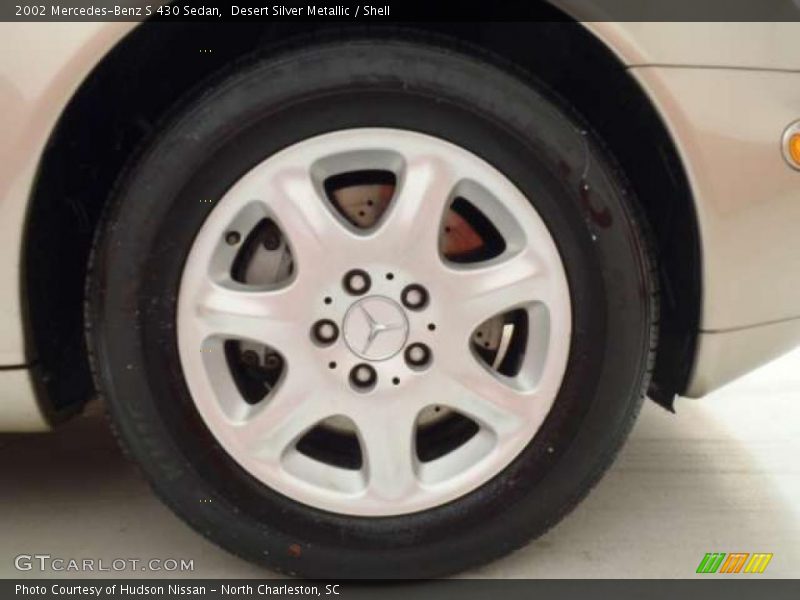 Desert Silver Metallic / Shell 2002 Mercedes-Benz S 430 Sedan