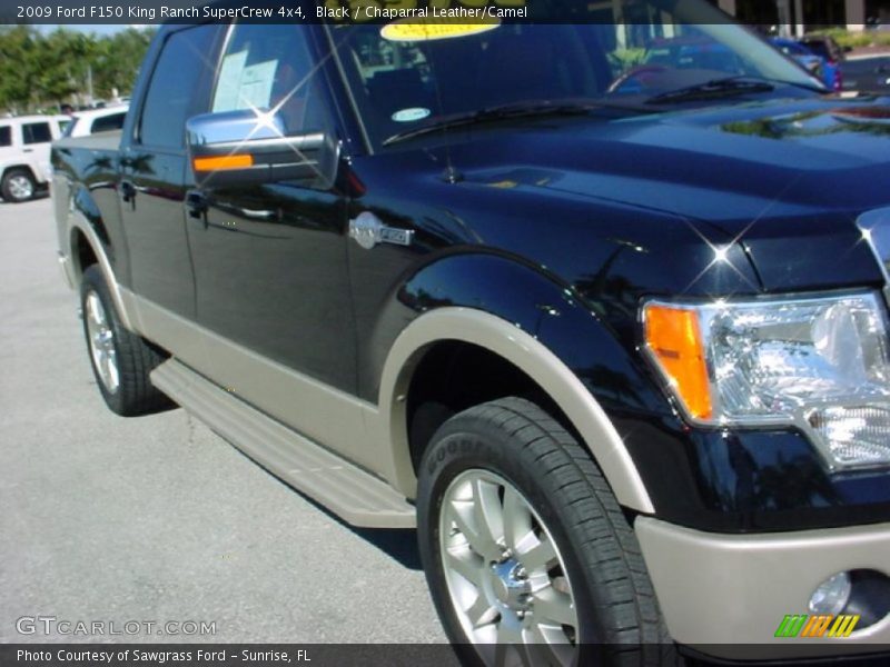 Black / Chaparral Leather/Camel 2009 Ford F150 King Ranch SuperCrew 4x4