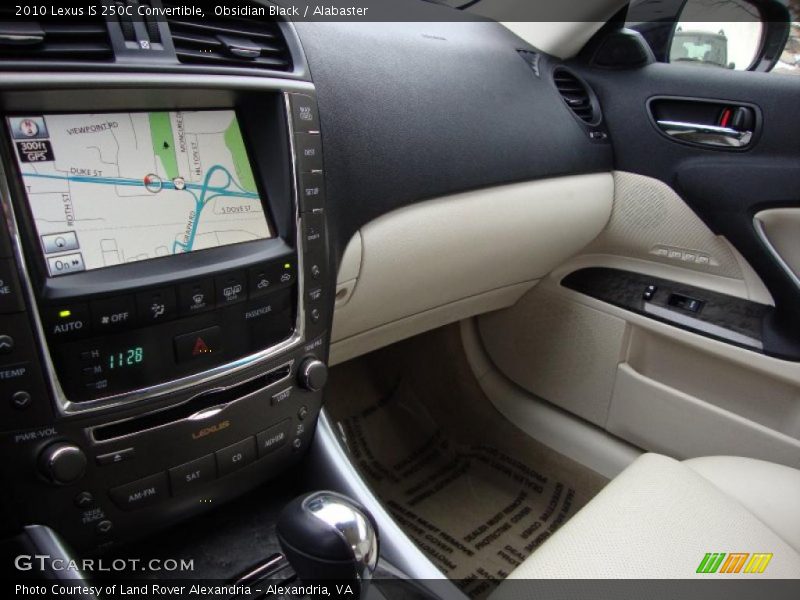 Obsidian Black / Alabaster 2010 Lexus IS 250C Convertible