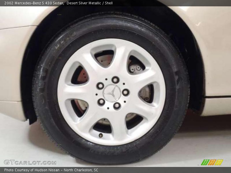 Desert Silver Metallic / Shell 2002 Mercedes-Benz S 430 Sedan