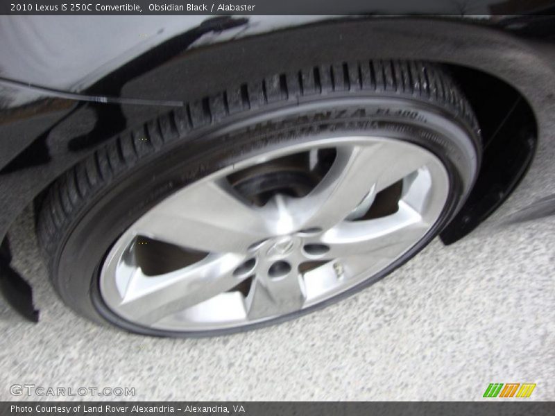 Obsidian Black / Alabaster 2010 Lexus IS 250C Convertible