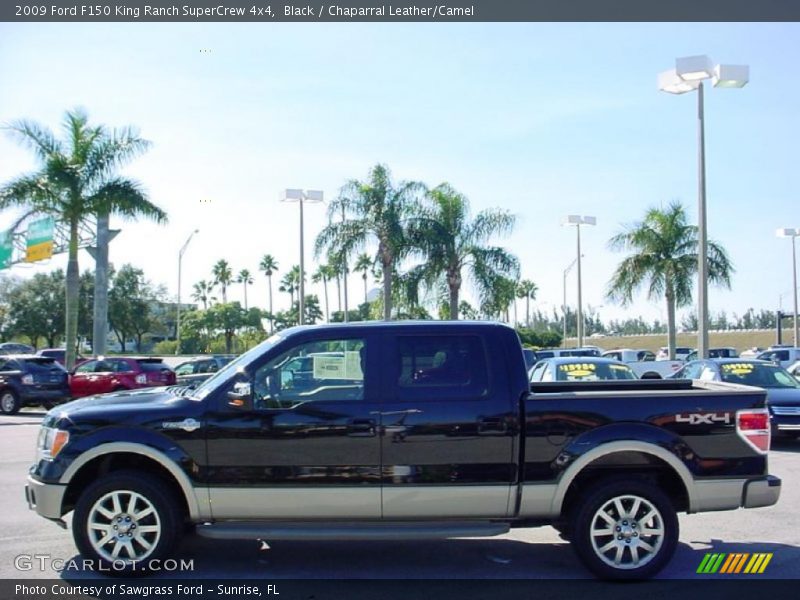 Black / Chaparral Leather/Camel 2009 Ford F150 King Ranch SuperCrew 4x4