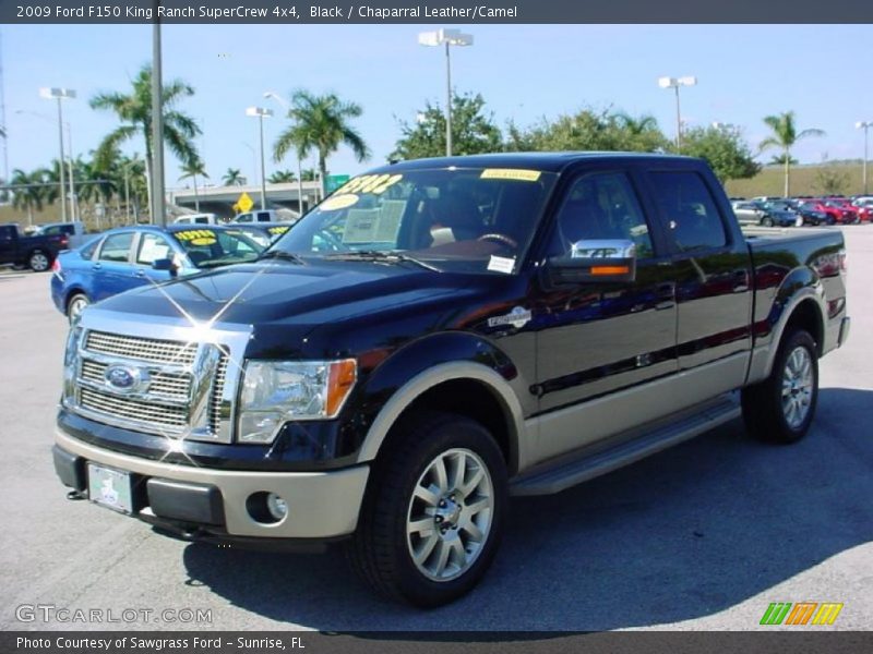 Black / Chaparral Leather/Camel 2009 Ford F150 King Ranch SuperCrew 4x4