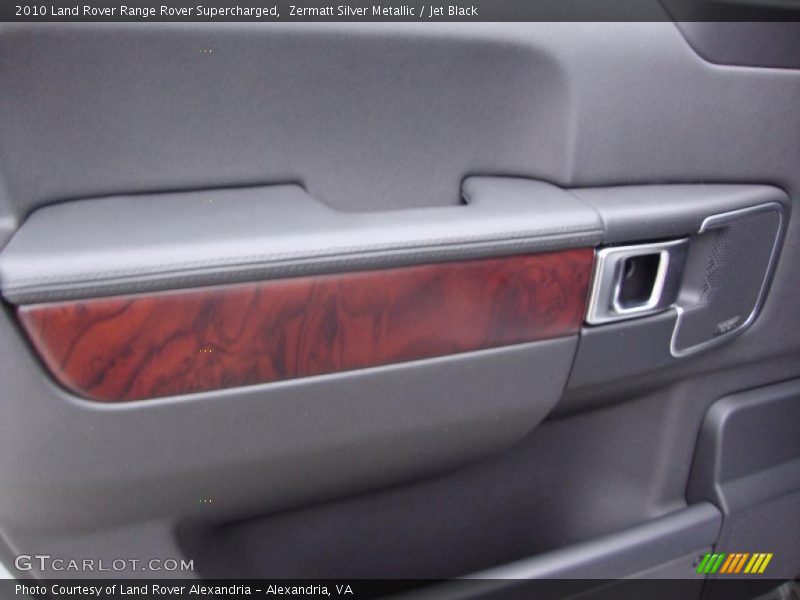 Zermatt Silver Metallic / Jet Black 2010 Land Rover Range Rover Supercharged