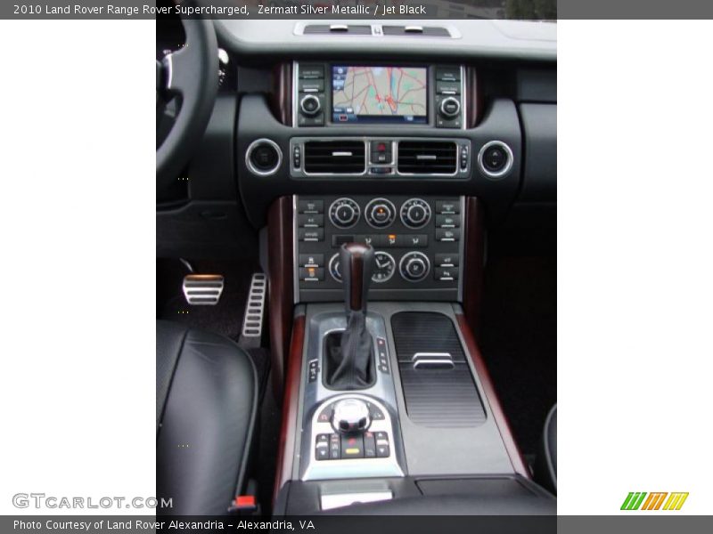 Zermatt Silver Metallic / Jet Black 2010 Land Rover Range Rover Supercharged