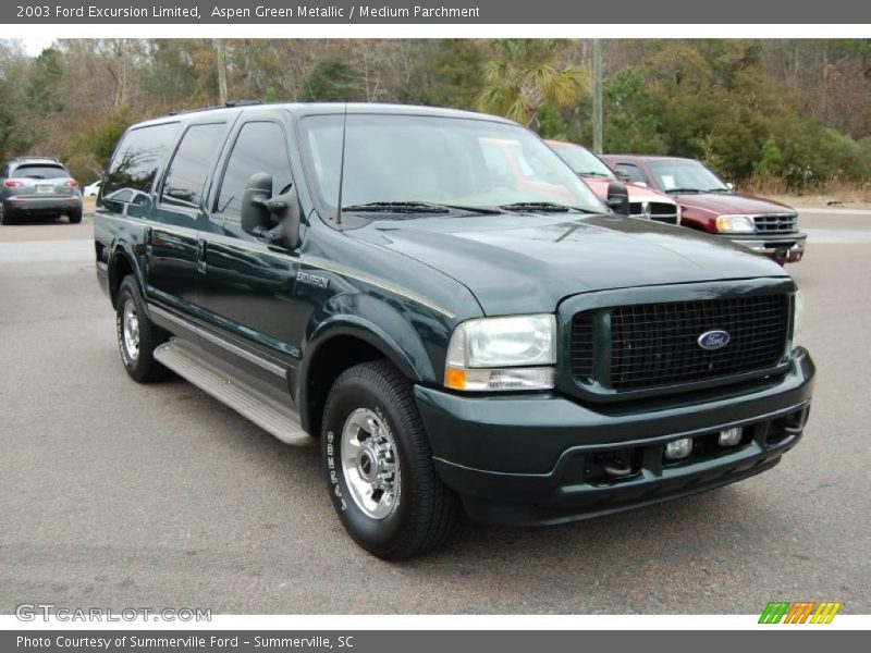 Front 3/4 View of 2003 Excursion Limited