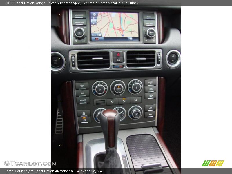 Controls of 2010 Range Rover Supercharged