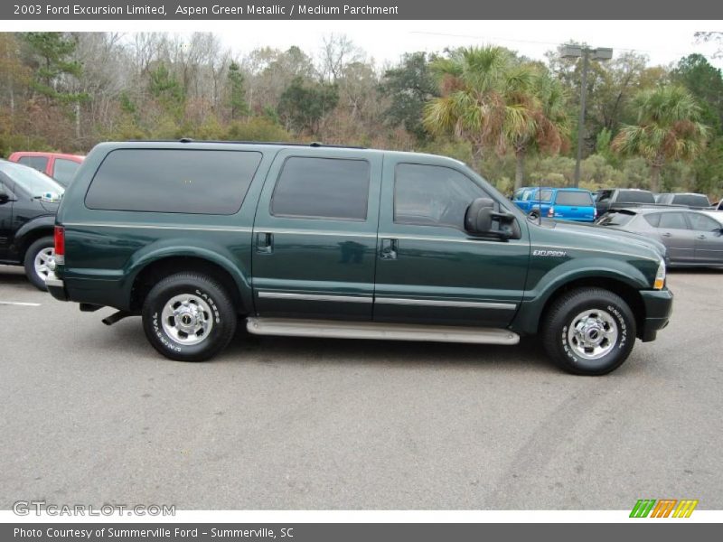  2003 Excursion Limited Aspen Green Metallic