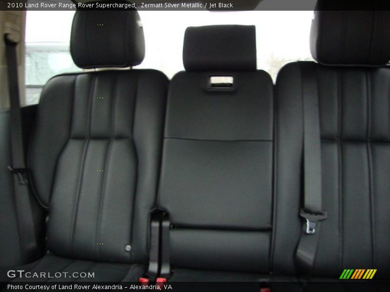 Zermatt Silver Metallic / Jet Black 2010 Land Rover Range Rover Supercharged