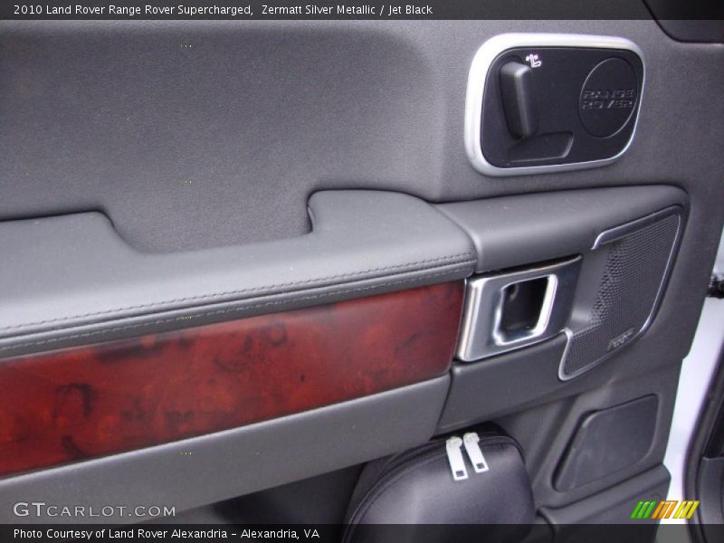 Zermatt Silver Metallic / Jet Black 2010 Land Rover Range Rover Supercharged