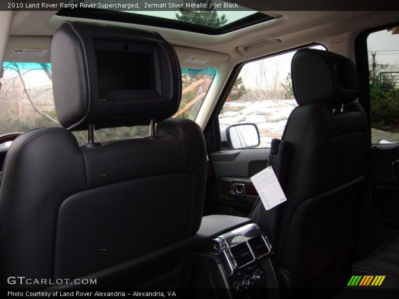 Zermatt Silver Metallic / Jet Black 2010 Land Rover Range Rover Supercharged
