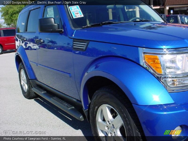 Electric Blue Pearl / Dark Slate Gray 2008 Dodge Nitro SXT