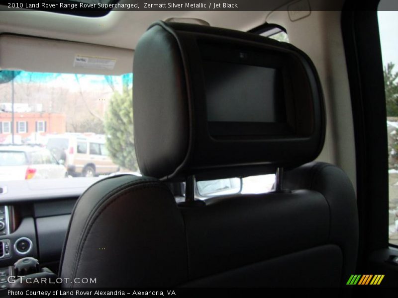 Zermatt Silver Metallic / Jet Black 2010 Land Rover Range Rover Supercharged