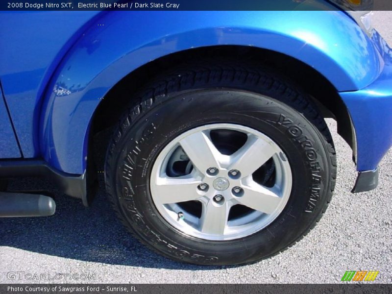 Electric Blue Pearl / Dark Slate Gray 2008 Dodge Nitro SXT