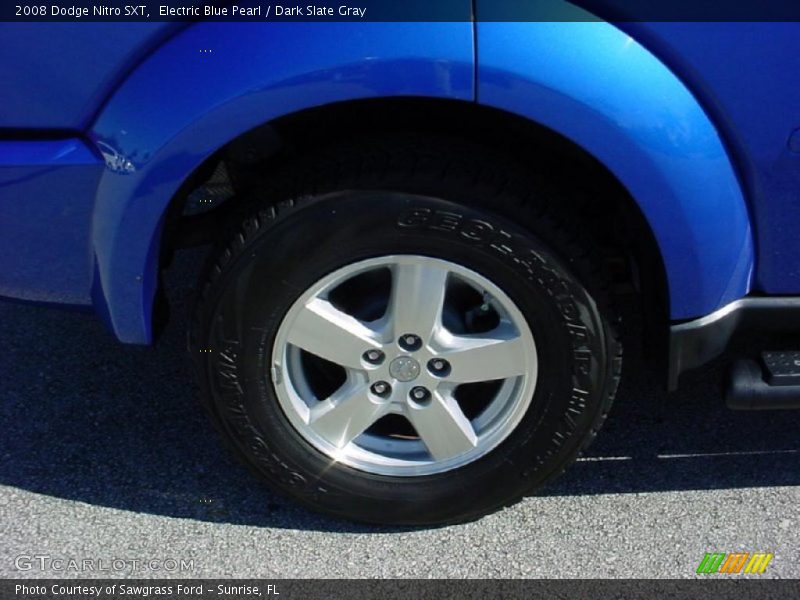 Electric Blue Pearl / Dark Slate Gray 2008 Dodge Nitro SXT