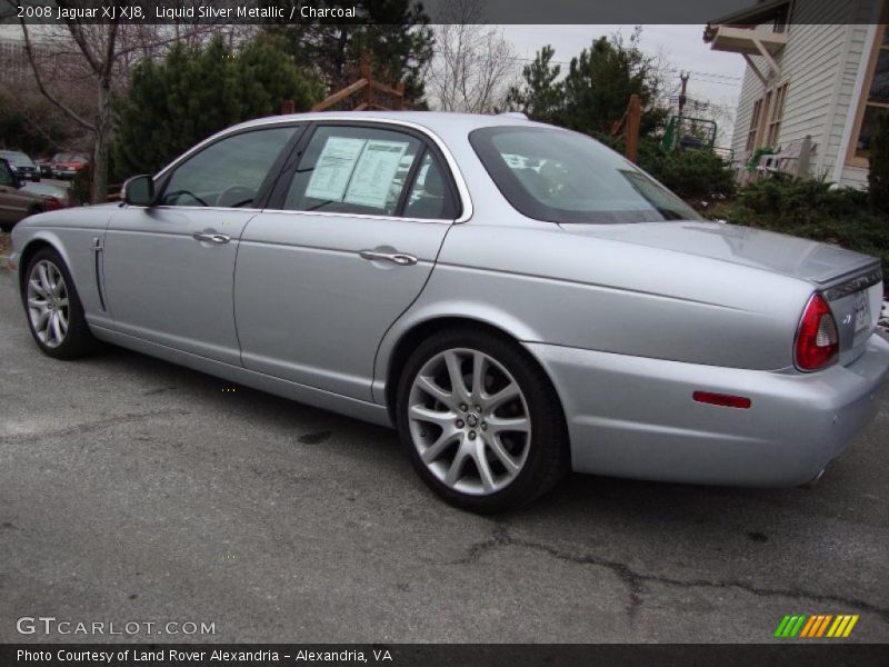 Liquid Silver Metallic / Charcoal 2008 Jaguar XJ XJ8