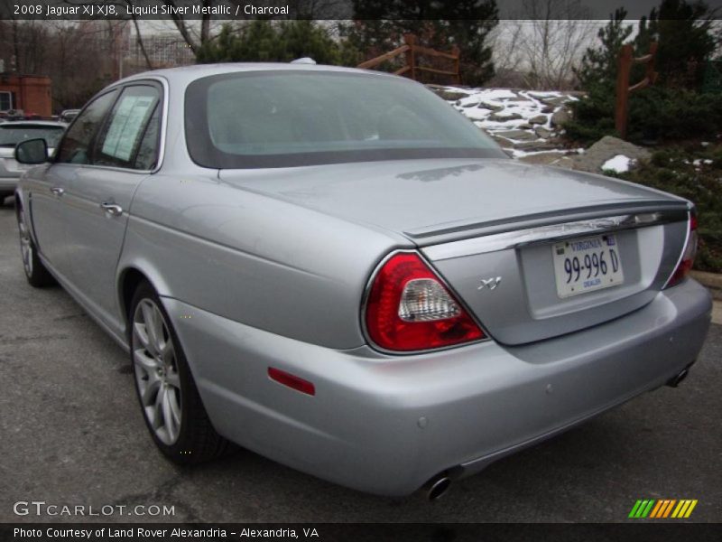 Liquid Silver Metallic / Charcoal 2008 Jaguar XJ XJ8