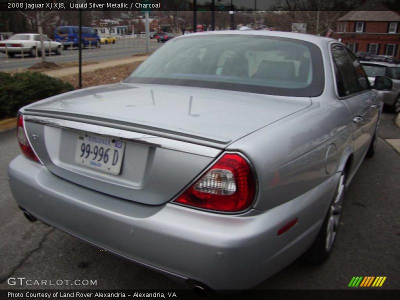 Liquid Silver Metallic / Charcoal 2008 Jaguar XJ XJ8