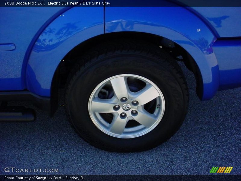 Electric Blue Pearl / Dark Slate Gray 2008 Dodge Nitro SXT