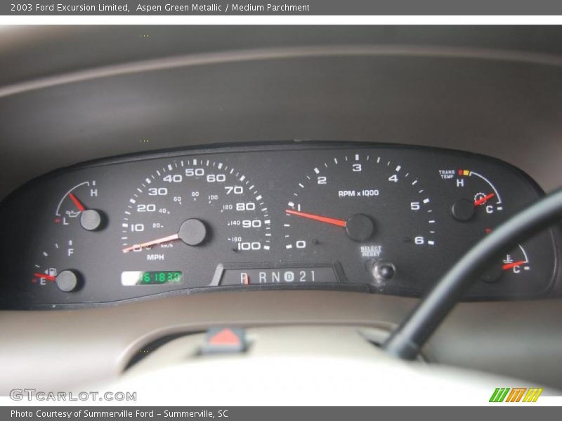  2003 Excursion Limited Limited Gauges