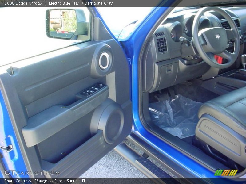 Electric Blue Pearl / Dark Slate Gray 2008 Dodge Nitro SXT