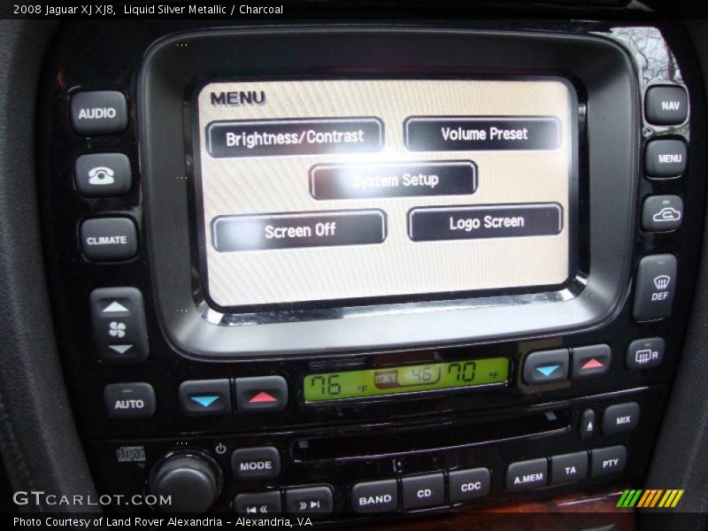 Controls of 2008 XJ XJ8