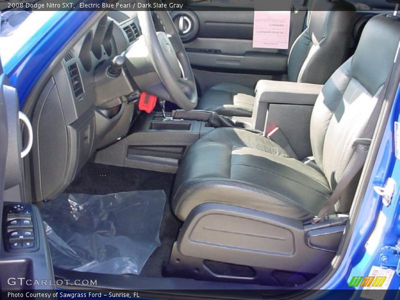 Electric Blue Pearl / Dark Slate Gray 2008 Dodge Nitro SXT