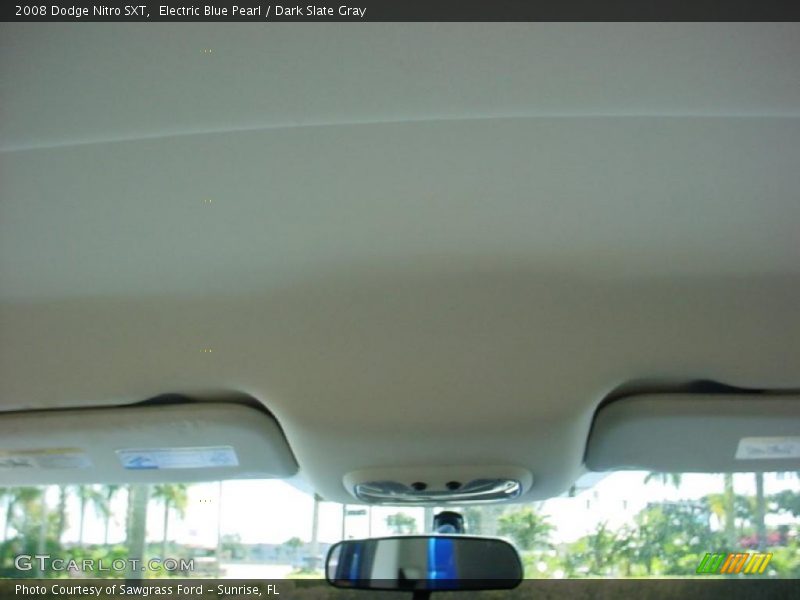 Electric Blue Pearl / Dark Slate Gray 2008 Dodge Nitro SXT