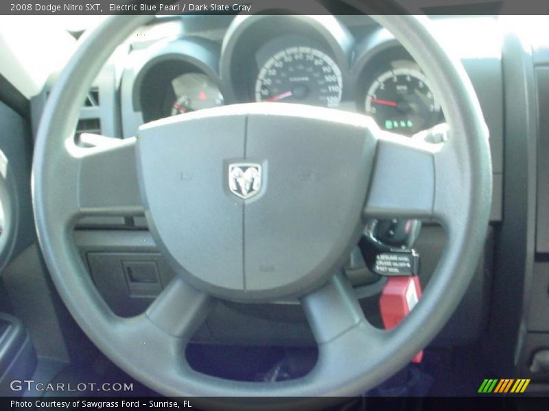 Electric Blue Pearl / Dark Slate Gray 2008 Dodge Nitro SXT