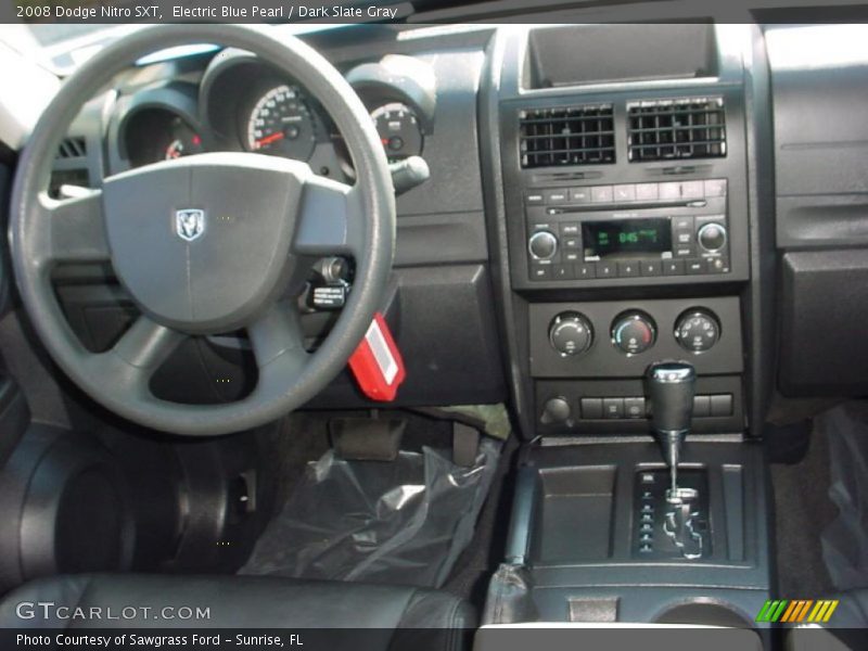 Electric Blue Pearl / Dark Slate Gray 2008 Dodge Nitro SXT