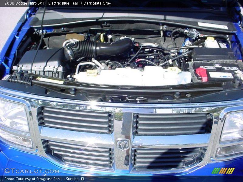 Electric Blue Pearl / Dark Slate Gray 2008 Dodge Nitro SXT