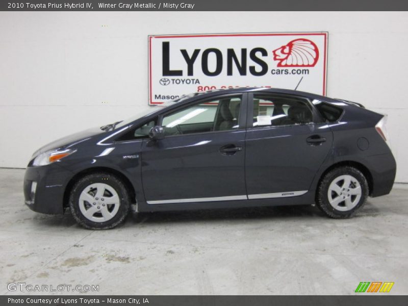 Winter Gray Metallic / Misty Gray 2010 Toyota Prius Hybrid IV