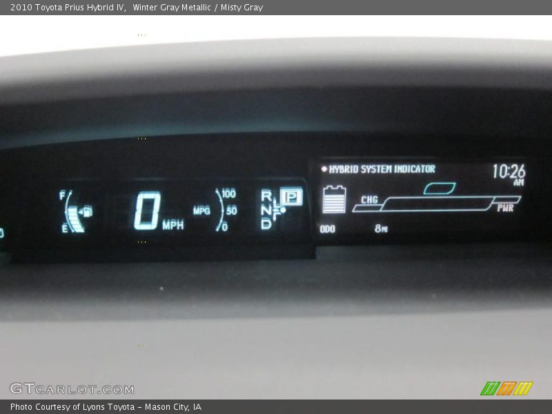 Winter Gray Metallic / Misty Gray 2010 Toyota Prius Hybrid IV