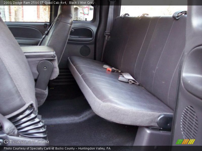 Black / Mist Gray 2001 Dodge Ram 2500 ST Quad Cab 4x4