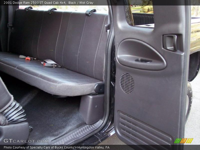 Black / Mist Gray 2001 Dodge Ram 2500 ST Quad Cab 4x4